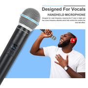 XTUGA A140-H Wireless Microphone System 4 Channel UHF Handheld Microphone(US Plug)