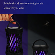 Household UV Light Touch Mosquito Repellent Lamp, Plug-in(Black)