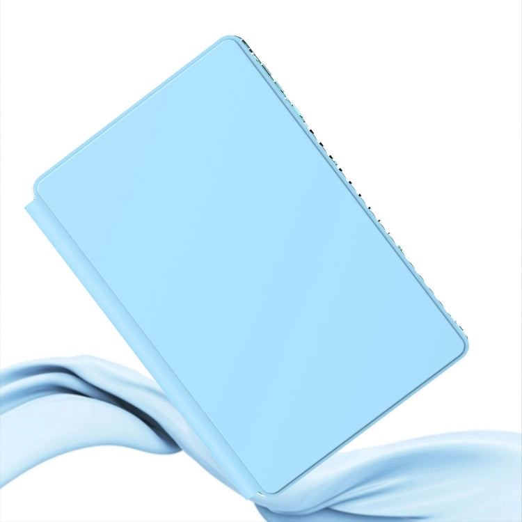 For Huawei MatePad T10 / T10S Clear 360 Rotation Stand Smart Leather Tablet Case(Black)