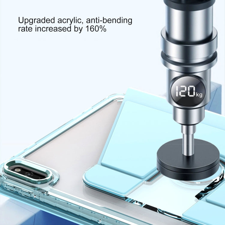 For Huawei MatePad 10.4 Clear 360 Rotation Stand Smart Leather Tablet Case(Black)