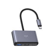 USAMS US-SJ627 4 in 1 Type-C Multifunctional Docking Station HUB - free shipping - PMC TechLife - Order now!