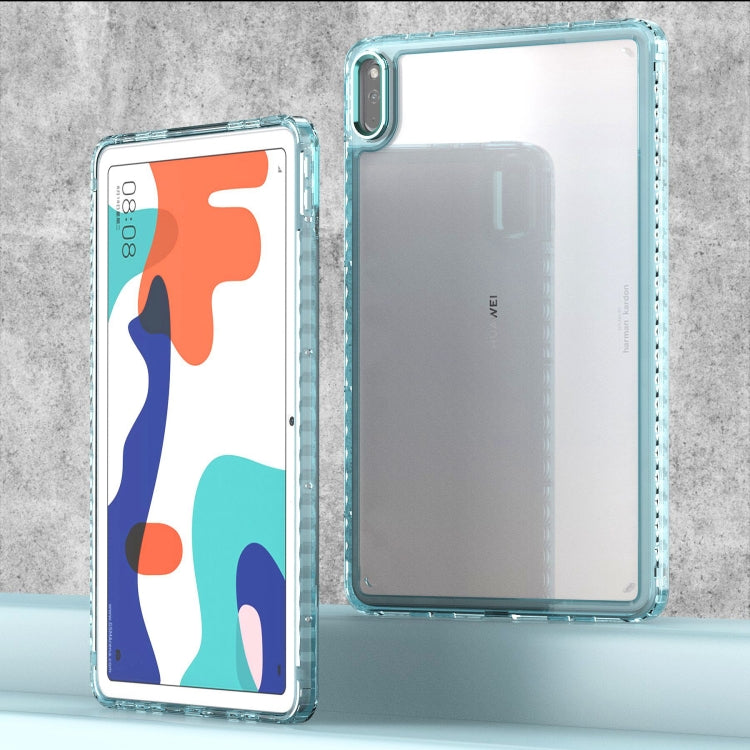 For Huawei MatePad 10.4 Clear Acrylic Shockproof Tablet Case(Baby Blue)