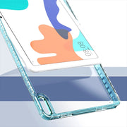 For Huawei MatePad 10.4 Clear Acrylic Shockproof Tablet Case(White)