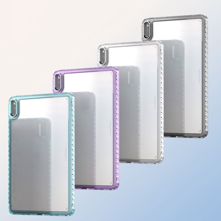 For Huawei MatePad 10.4 Clear Acrylic Shockproof Tablet Case(Black)