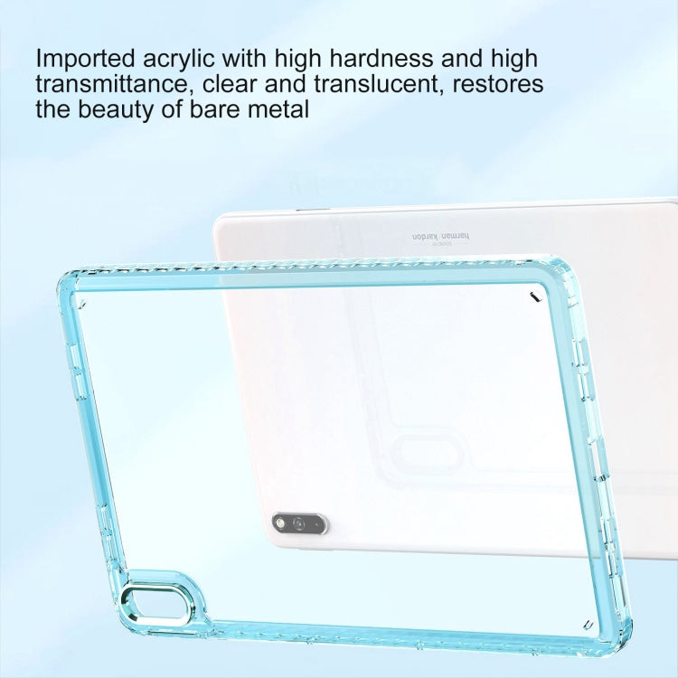 For Huawei MatePad 10.4 Clear Acrylic Shockproof Tablet Case(Black)