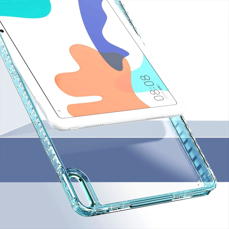 For Huawei MatePad 10.4 Clear Acrylic Shockproof Tablet Case(Black)