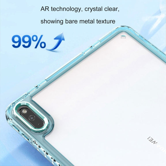 For Huawei MatePad 10.4 Clear Acrylic Shockproof Tablet Case(Black)