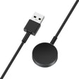 For Samsung Galaxy Watch 6 / 6 Classic USB-A Port Magnetic Metal Watch Charging Cable(Black) - Charger by PMC TechLife | Online Shopping South Africa | PMC TechLife | Buy Now Pay Later Mobicred