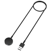 For Samsung Galaxy Watch 6 / 6 Classic USB-A Port Magnetic Metal Watch Charging Cable(Black)