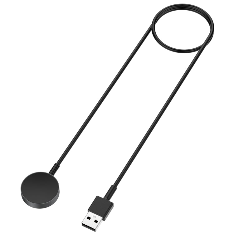 For Samsung Galaxy Watch 6 / 6 Classic USB-A Port Magnetic Metal Watch Charging Cable(Black)