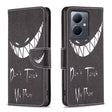 For vivo Y78 5G Colored Drawing Pattern Leather Phone Case(Smirk) - vivo Cases by PMC TechLife | Online Shopping South Africa | PMC TechLife | Buy Now Pay Later Mobicred