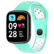For Redmi Watch 3 Lite / Watch 3 Active Two Color Silicone Watch Band(Teal White) - Watch Bands by PMC TechLife | Online Shopping South Africa | PMC TechLife