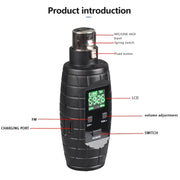 XTUGA U-95 Wireless XLR Transmitter and Receiver UHF Wireless Guitar Transmitter Receiver With Condenser Mic
