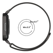 For Redmi Watch 3 Lite / Watch 3 Active 2 in 1 Milan Metal Watch Band with Watch Frame(Black)