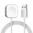 For Apple Watch USB Interface Magnetic Charger(Silver) - Charger / Holder by PMC TechLife | Online Shopping South Africa | PMC TechLife | Buy Now Pay Later Mobicred