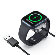 For Apple Watch USB Interface Magnetic Charger(Blue)