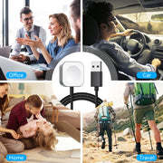For Apple Watch USB Interface Magnetic Charger(Silver)