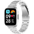 For Redmi Watch 3 Lite / Watch 3 Active 2 in 1 Three-bead Metal Watch Band with Watch Frame(Silver) - free shipping - PMC TechLife - Order now!