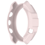 For Garmin Approach S70 47mm Armor Hollow Watch Protective Case(Light Pink)