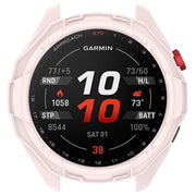 For Garmin Approach S70 47mm Armor Hollow Watch Protective Case(Light Pink)
