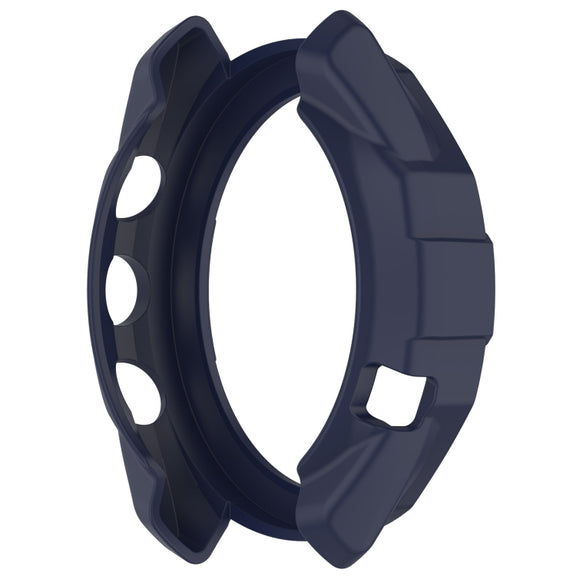 For Garmin Approach S70 47mm Armor Hollow Watch Protective Case(Midnight Blue)