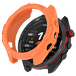 For Garmin Approach S70 42mm Armor Hollow Watch Protective Case(Orange) - Watch Cases by PMC TechLife | Online Shopping South Africa | PMC TechLife