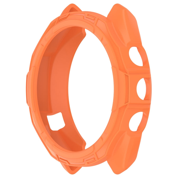 For Garmin Approach S70 42mm Armor Hollow Watch Protective Case(Orange)