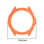 For Garmin Approach S70 42mm Armor Hollow Watch Protective Case(Orange)
