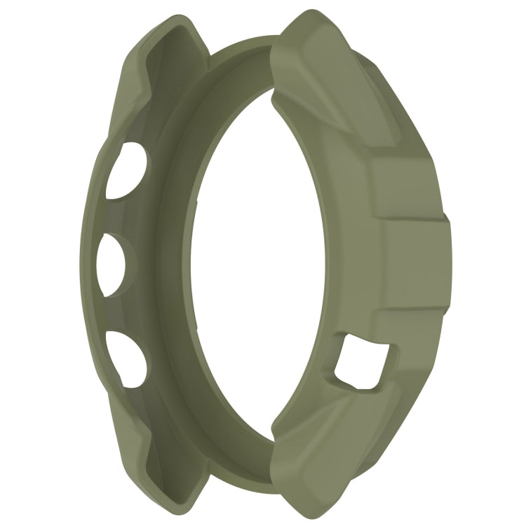 For Garmin Approach S70 42mm Armor Hollow Watch Protective Case(Green)