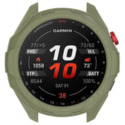 For Garmin Approach S70 42mm Armor Hollow Watch Protective Case(Green)
