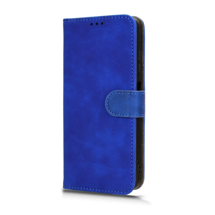 For Blackview OSCAL C70 Skin Feel Magnetic Flip Leather Phone Case(Blue)