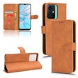 For Blackview OSCAL C70 Skin Feel Magnetic Flip Leather Phone Case(Brown) - More Brand by PMC TechLife | Online Shopping South Africa | PMC TechLife