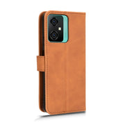 For Blackview OSCAL C70 Skin Feel Magnetic Flip Leather Phone Case(Brown)
