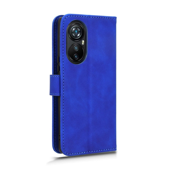 For Blackview A200 Pro Skin Feel Magnetic Flip Leather Phone Case(Blue)