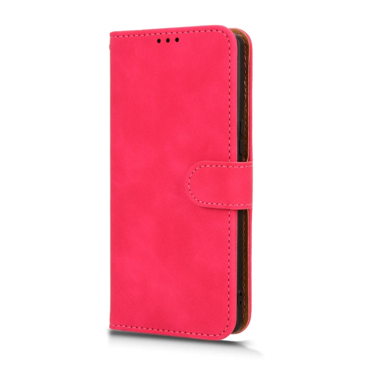 For Blackview A200 Pro Skin Feel Magnetic Flip Leather Phone Case(Rose Red)