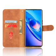 For Blackview A200 Pro Skin Feel Magnetic Flip Leather Phone Case(Brown)