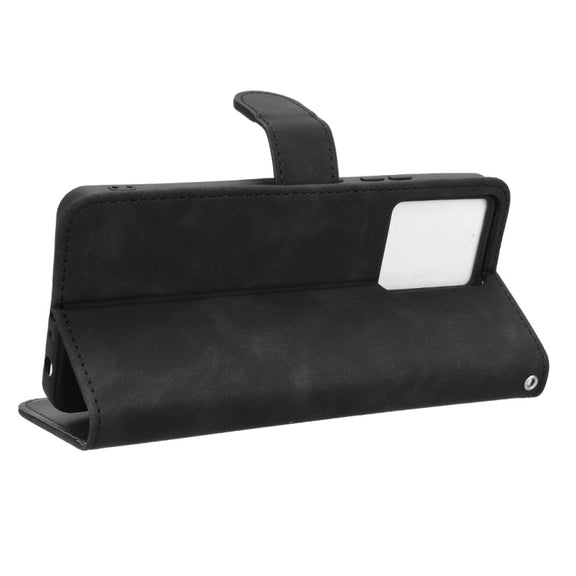For Blackview Oscal Modern 8 / Color 8 Skin Feel Magnetic Flip Leather Phone Case(Black)