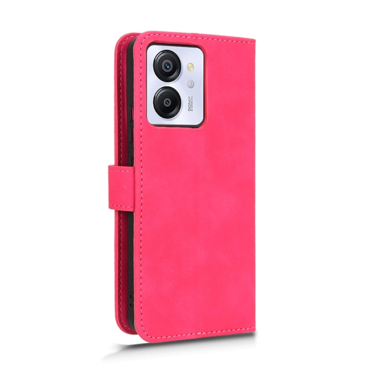 For Blackview Oscal Modern 8 / Color 8 Skin Feel Magnetic Flip Leather Phone Case(Rose Red)