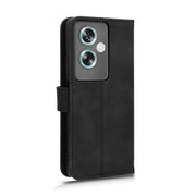 For OPPO A79 5G Skin Feel Magnetic Flip Leather Phone Case(Black)