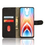 For OPPO A79 5G Skin Feel Magnetic Flip Leather Phone Case(Black)