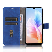 For Doogee X98 / X98 Pro Skin Feel Magnetic Flip Leather Phone Case(Blue)
