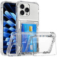 For iPhone 16 Pro Max Crystal Clear Flip Card Slot Phone Case(Transparent) - iPhone 16 Pro Max Cases by PMC TechLife | Online Shopping South Africa | PMC TechLife | Buy Now Pay Later Mobicred