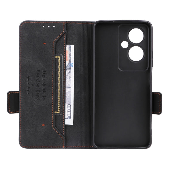 For OPPO A79 5G Magnetic Clasp Leather Phone Case(Black)