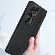 For Honor Magic V2 Shield Series Integrated Folding Phone Case(Rose Gold)