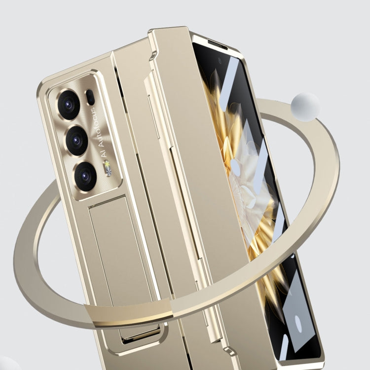 For Honor Magic V2 Integrated Folding Phone Case with Hinge(Black)