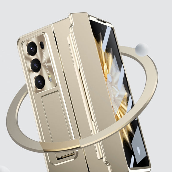 For Honor Magic V2 Integrated Folding Phone Case with Hinge(Black)