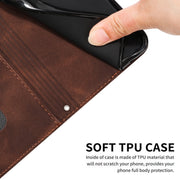 For Motorola Moto G Play 2024 Dream Triangle Leather Phone Case with Lanyard(Brown)