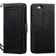 For iPhone 16e Retro Splicing Horizontal Flip Leather Phone Case(Black) - iPhone 16e Cases by PMC TechLife | Online Shopping South Africa | PMC TechLife | Buy Now Pay Later Mobicred
