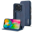 For iPhone 16 Pro Max LC.IMEEKE Hon Ancient Series Flip Leather Phone Case(Blue) - iPhone 16 Pro Max Cases by LC.IMEEKE | Online Shopping South Africa | PMC TechLife | Buy Now Pay Later Mobicred