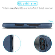 For iPhone 16 LC.IMEEKE Hon Ancient Series Flip Leather Phone Case(Blue)